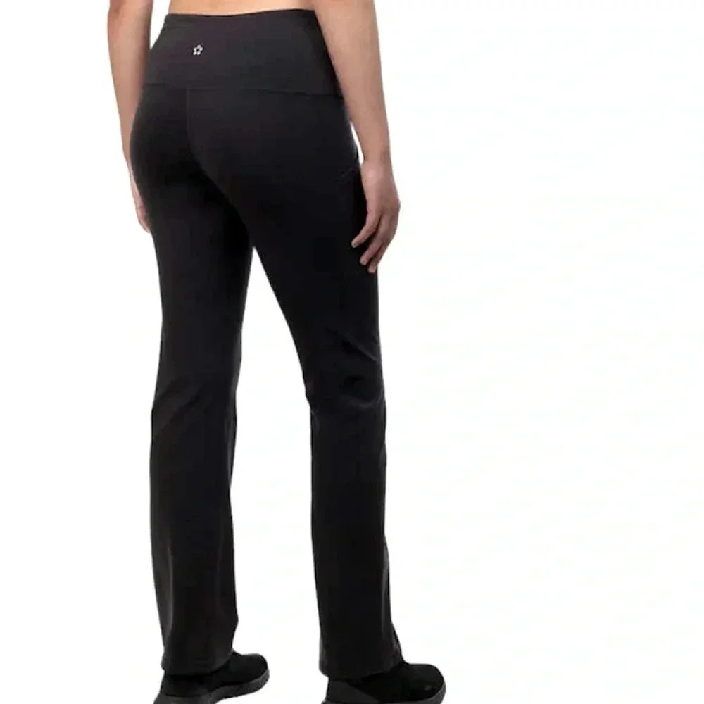 Tuff Athletics black bootcut yoga pants Sz Medium